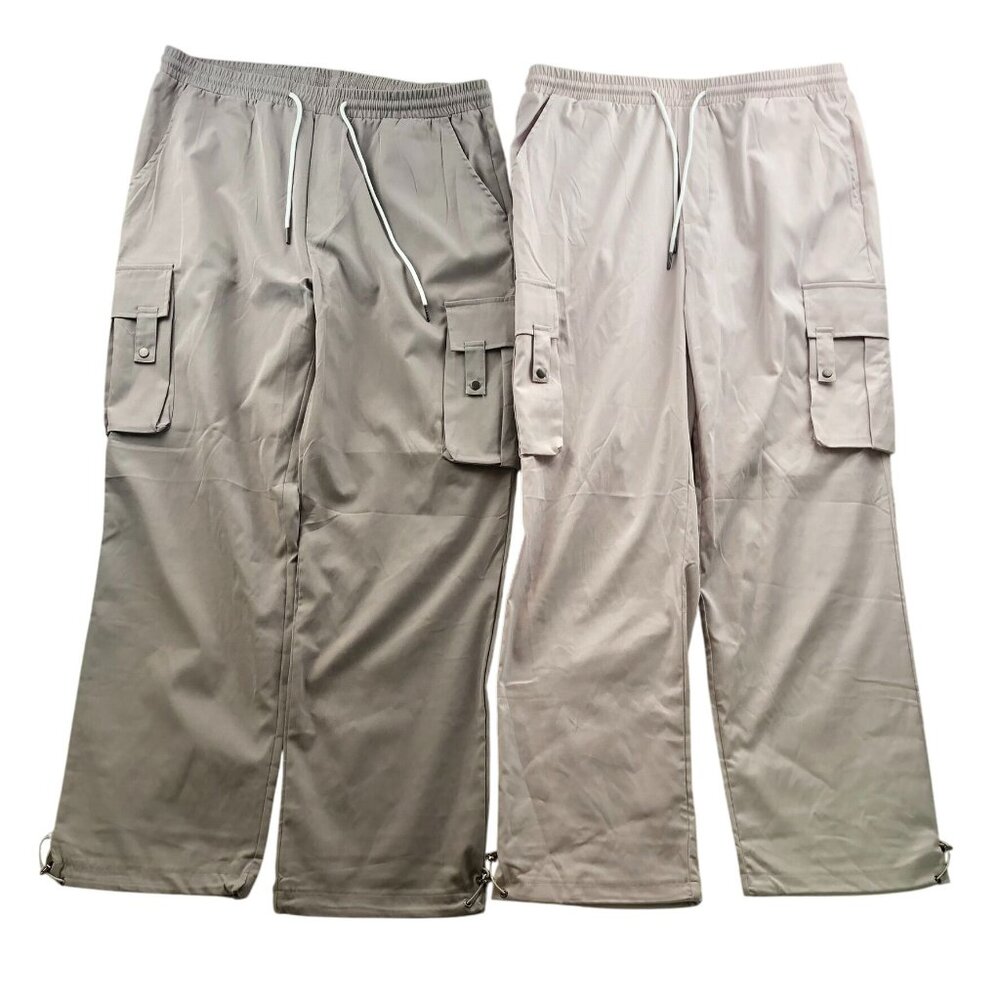 Mens Cargo Pants Size 2XL Lot Of Two Outdoors Hiking Casual Drawstring Classic